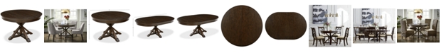 Furniture Baker Street Round Expandable Dining Table, Created for Macy's